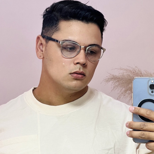 Armação de Óculos R2221 Redondo Prata